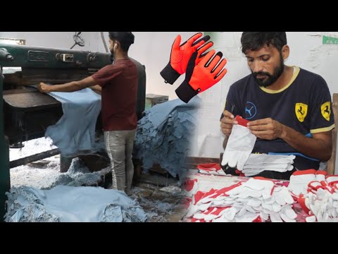How Gloves are Made With Amazing Skills || Gloves Manufacturing Process || Industrial