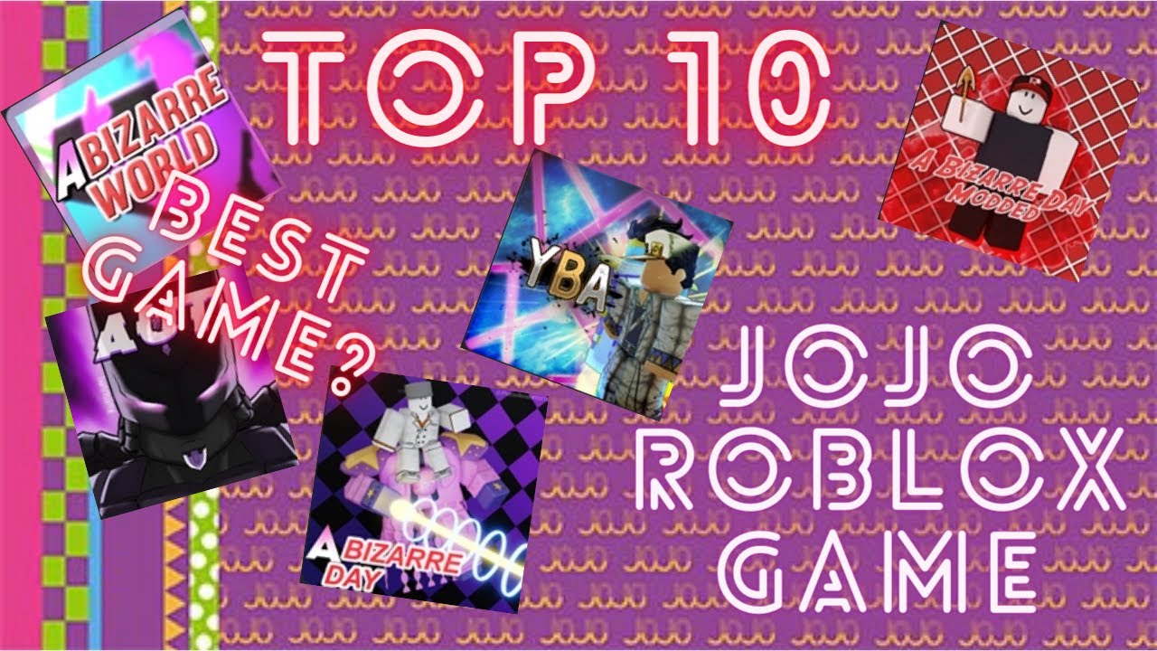 best roblox jojo games