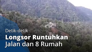 Tribun-video.com- longsor di jl poros palopo - toraja km 24 battang
barat, kecamatan wara kota menyebabkan delapan rumah ambruk, jumat
(26/6/20...