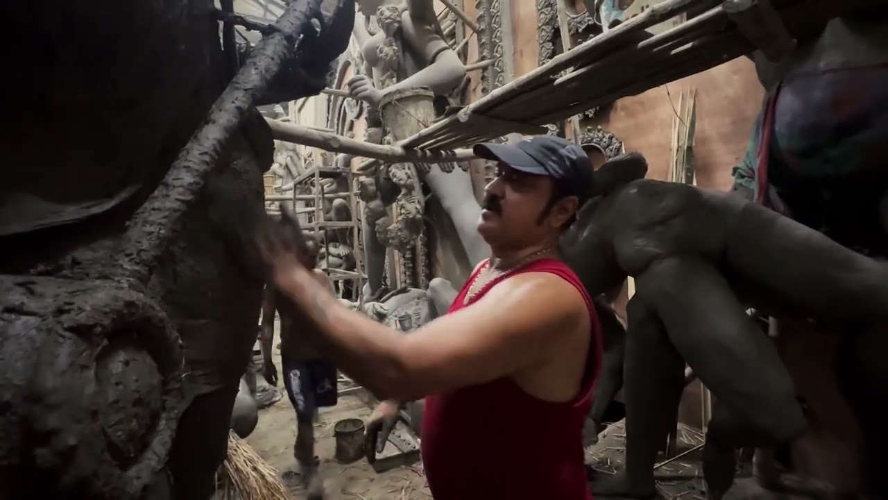 KALI PUJA PREPARATION 2024 || [OFFICIAL VIDEO] || SCULPTOR PRADIP RUDRAPAL || PRP STUDIO