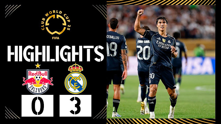 Gonzalo García Goal | RB Salzburg vs Real Madrid 0-3 Highlights | FIFA Club World Cup 2025