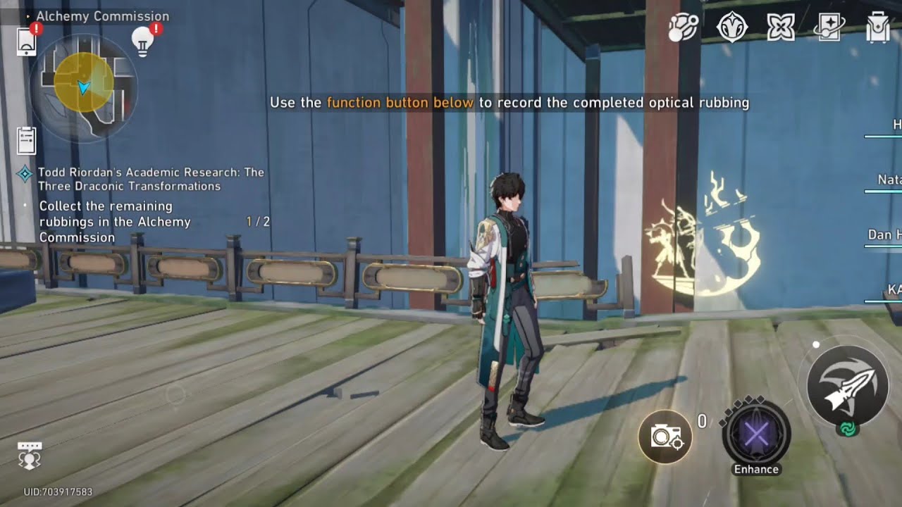 Todd Riordan's Academic Research | Collect rubbings in the Alchemy Commission 2/2 Honkai Star Rail