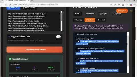 SnapLink   Internal Link Assistant for Bloggers - AI Powered Internal Linking