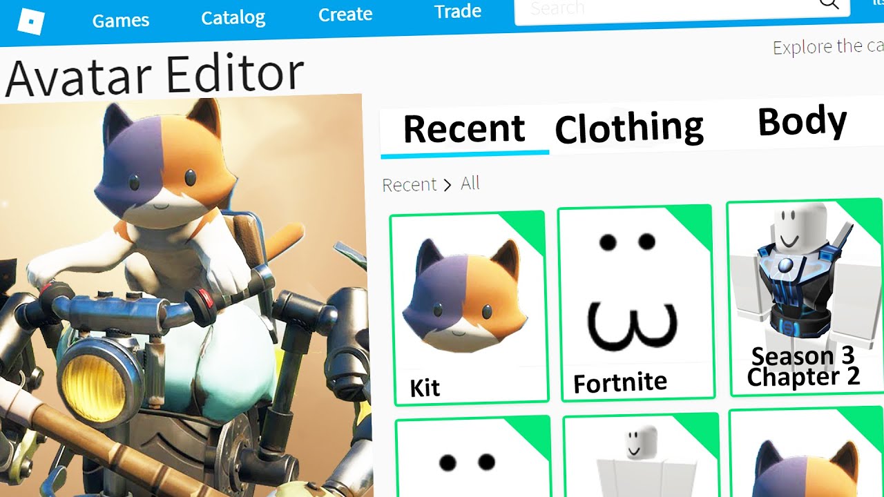 MAKING FORTNITE KIT SKIN a ROBLOX ACCOUNT (Season 3 Chapter 2 Battle ...