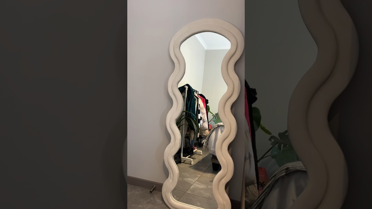 pov u got the most beautiful wavy mirror from my halo casa on amazonsa ✨☁️💗 