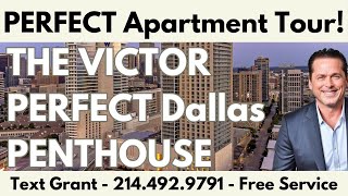 Tour this Perfect 3 Bedroom Dallas Penthouse at The Victor !