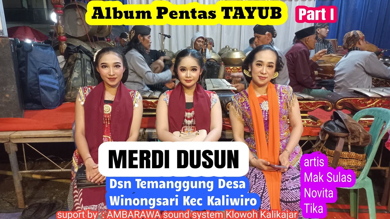 Event Dua tahunan setiap bulan Syuro pentas Tayub di DUSUN Temanggung Desa Winongsari kec Kaliwiro