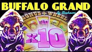 BUFFALO GRAND slot machine BONUS BIG WINS!