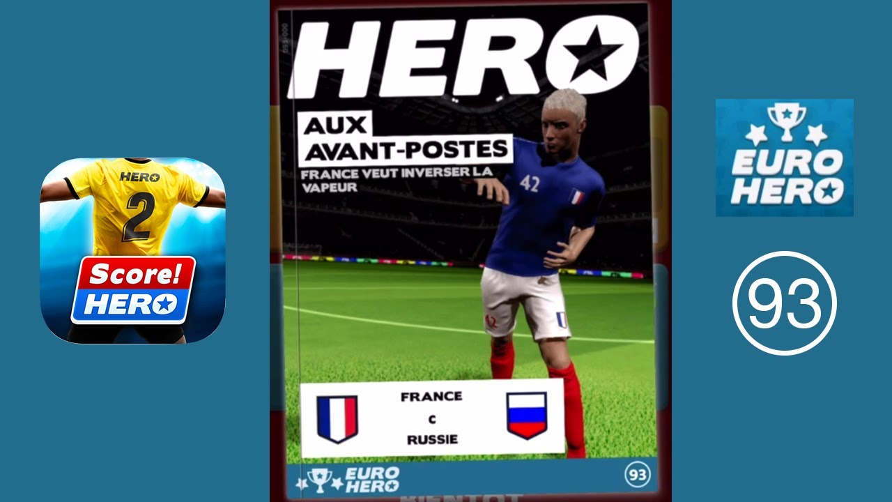 Score! Hero 2 -  Event Euro Hero - Niveau 93 solution