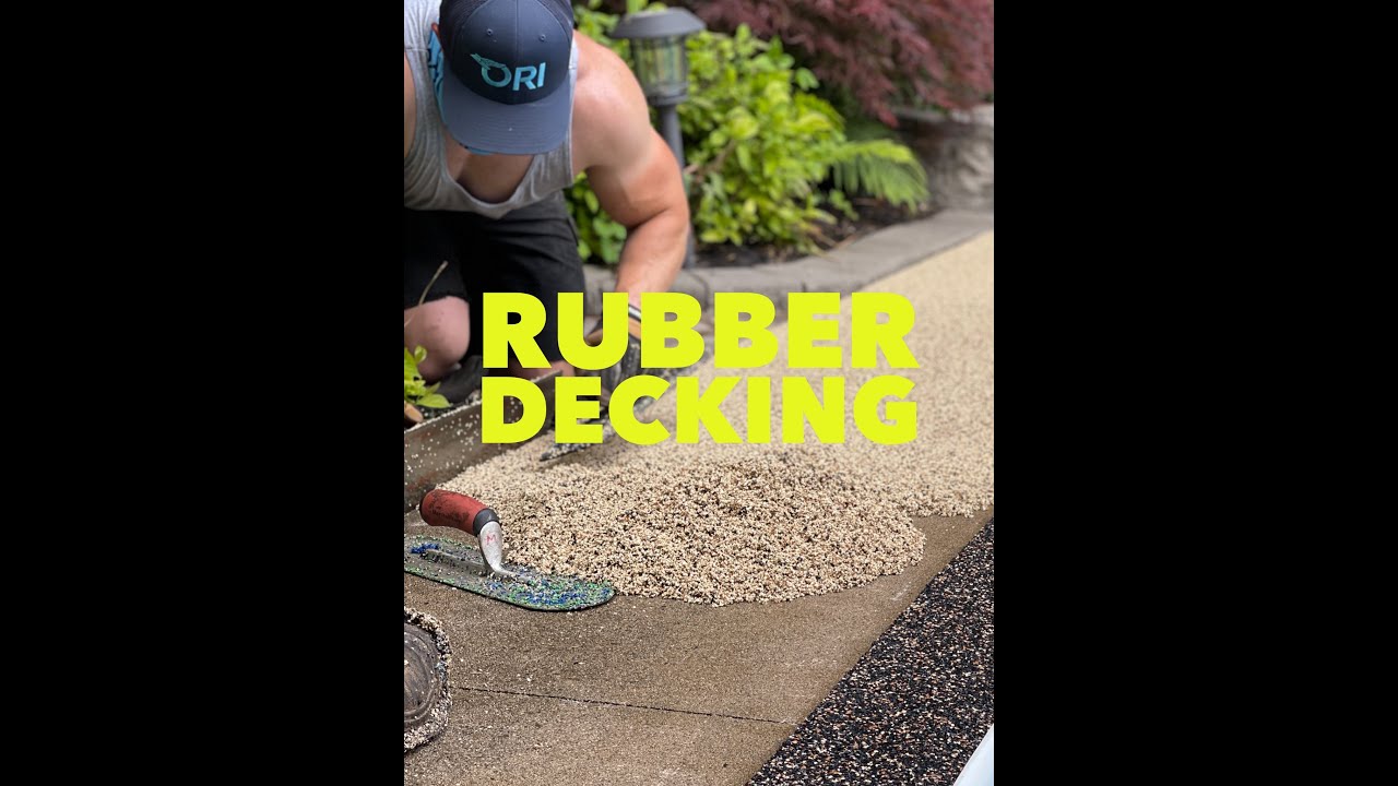 Rubber Pool Deck Resurfacing How to resurface YouTube