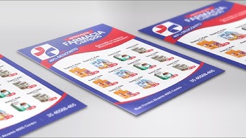 TUTORIAL COREL DRAW - COMO CRIAR UM FLYER PARA FARMÁCIA // COREL SNAKE