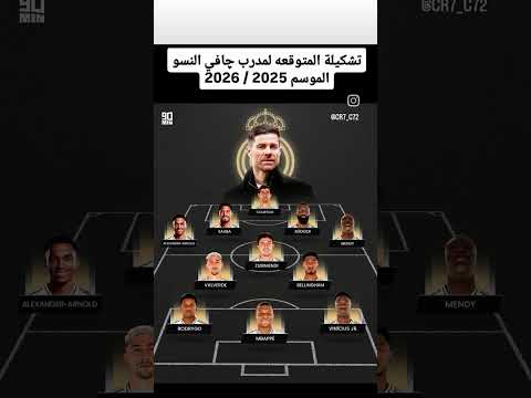 التشكيلة الموقعة للمدرب الجديد للريال تشافي الونسو اشتراك اكسبلور لايك 