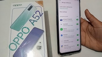 how to turn off notification in Oppo A52 notifications ko band kaise karen