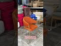 Ghế cafe nhà hàng sắt nệm màu sắc theo yêu cầu