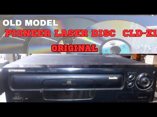 OLD MODEL PIONEER LASER DISC CLD-Z1 ORIGINAL - YouTube