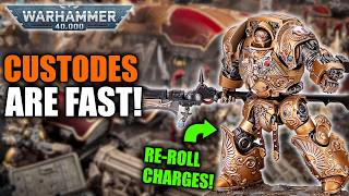Dread Host Is TERRIFYING?! Advance & Charge Custodes! | Warhammer 40K 11th Edition