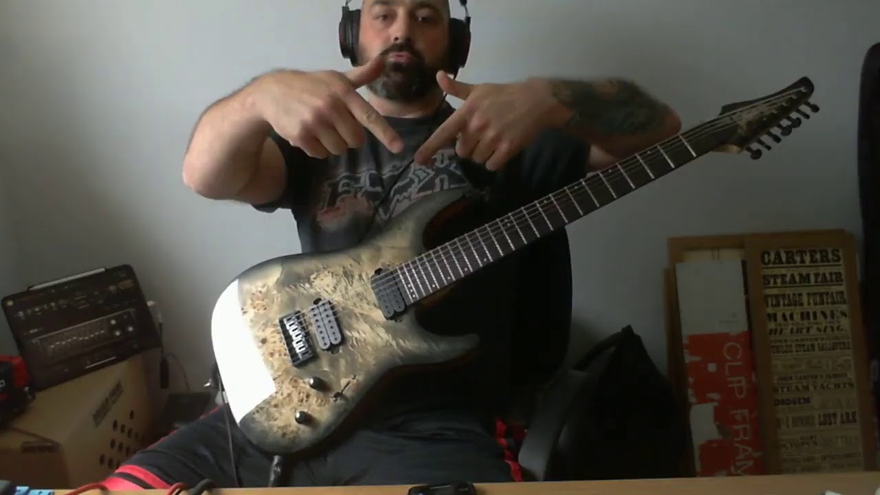 Schecter c7 Pro test - Trivium