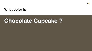 Chocolate Cupcake color #605647 hex color - Brown color - Cool color 605647