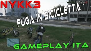 GTA 5 - Gameplay ITA HD - Cazzeggio Fuga In Bicicletta