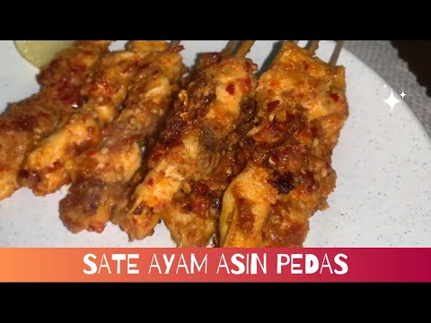 Resep Sate Ayam Asin
