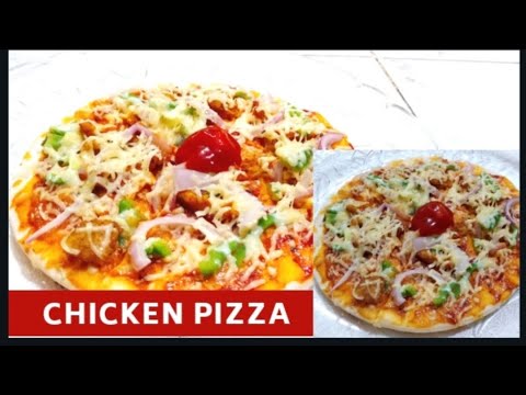 Chicken Pizza | Easy Chicken Pizza Recepie | InsaneCrew | Aryan ...