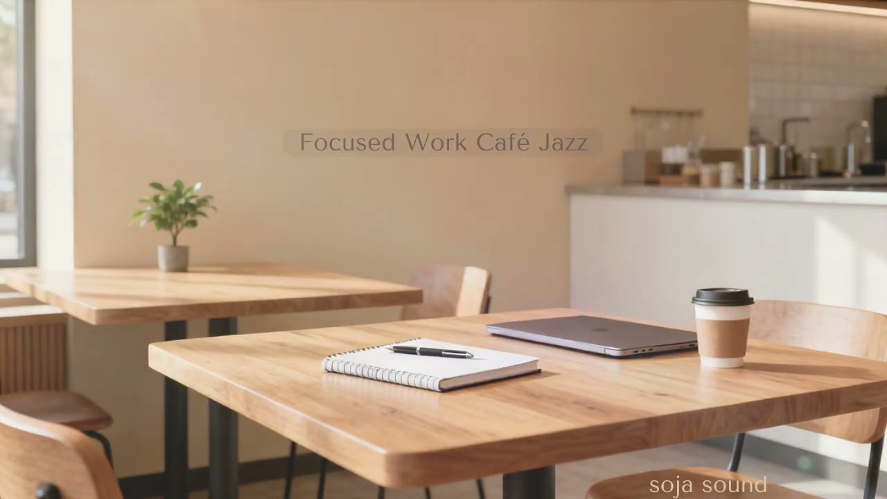 Focused Work Café Jazz ☕ – Background Jazz BGM for Deep Focus | soja sound