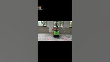 2000kg Automated Guided Vehicle, autonomous driving and obstacle detection  #agv #forklifts