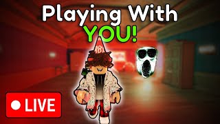 [🔴LIVE] Playing Doors With Fans!!