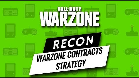 TrevisTips | Warzone Strategy 101 - Recon Contracts