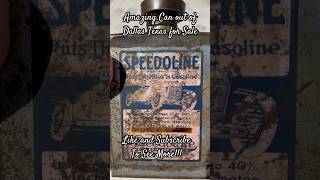 Amazing Can out of Dallas Texas For Sale At Bravo Auctions on Facebook #oilcan #automobile #forsale