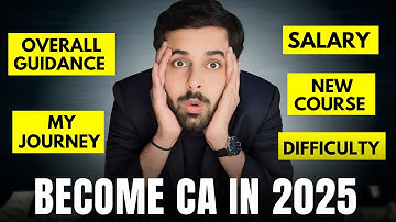 How To Become CA In 2025| How to become a CA? || CA Course Changed | ICAI