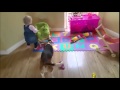 Perro y jovencita