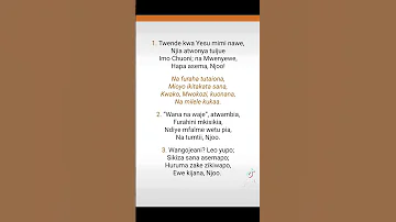 Twende Kwa Yesu 