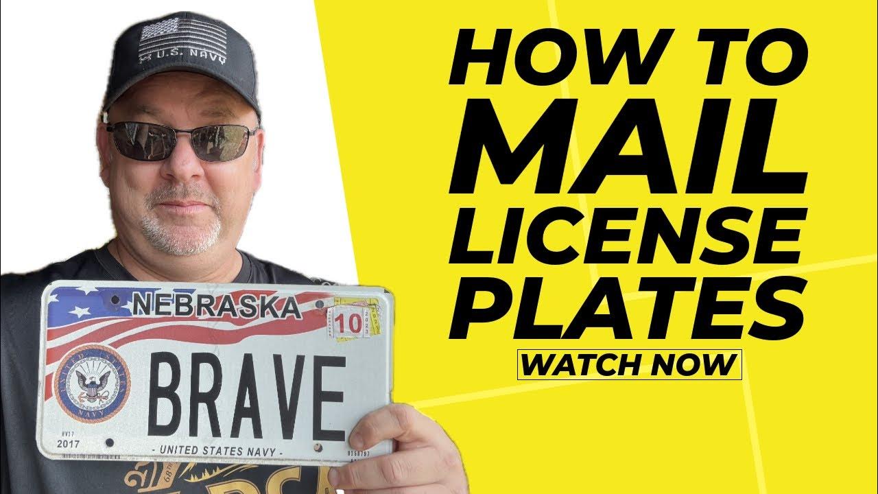How to mail a license plate so it doesn’t get bent. YouTube