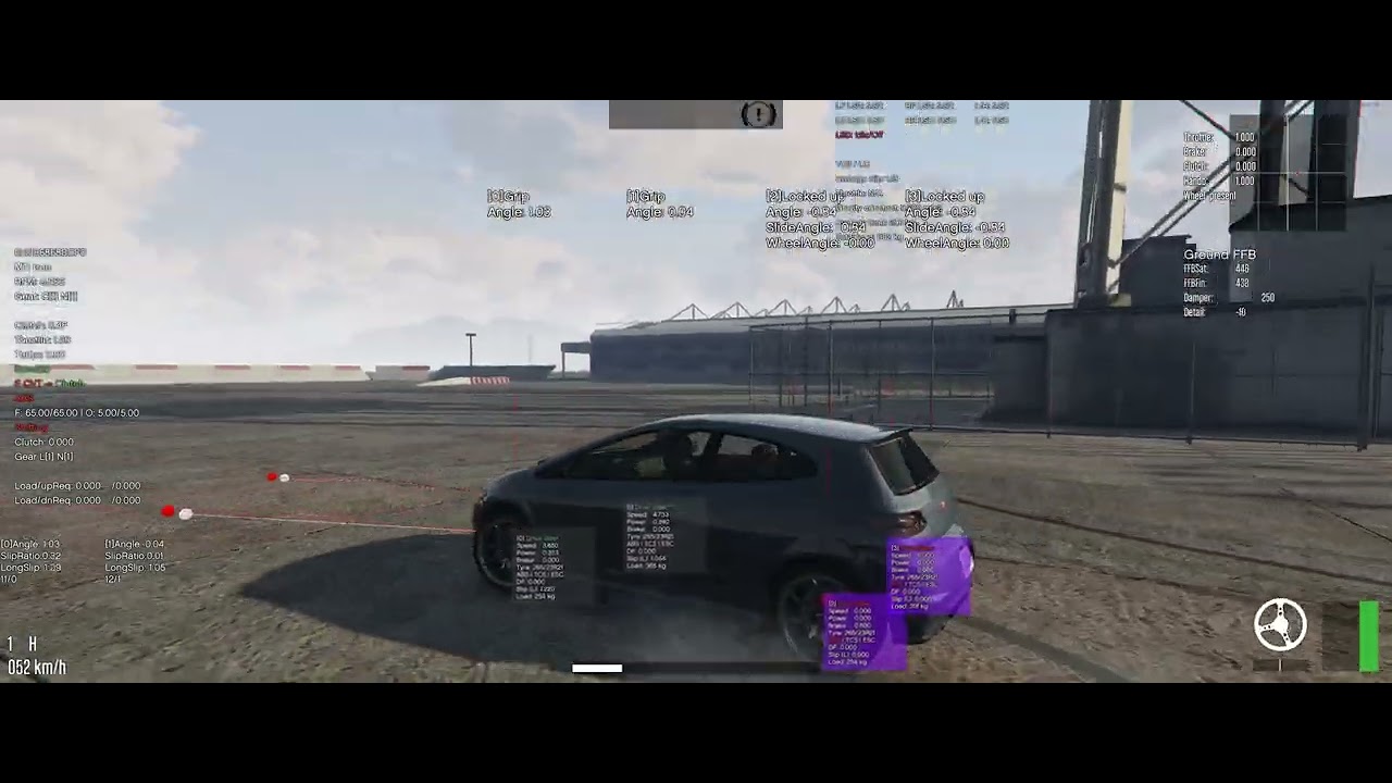 GTA V analog handbrake test YouTube