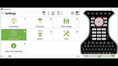 Captivate - Load Working Style and RTK Profile