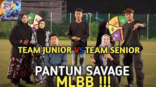 Uishhhh Padu Gile Ayat Pantun Savage MLBB !!! Dari Team Junior & Team Senior😱 #aiteam