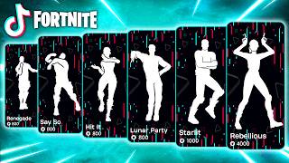 Evolution of TikTok Dances in Fortnite | Chapter 1 - Chapter 5