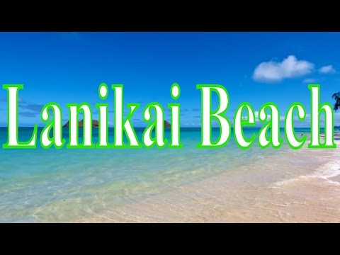 visiting-lanikai-beach,-beach-in-kailua,-hawaii,-united-states---the-best-beach-of-hawaii