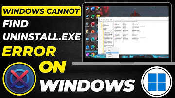 Windows Cannot Find Uninstall.exe Error | Fix & Remove Programs (2025 Guide)