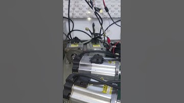 Panasonic MHMD082P1S Servo motor tamir sonrası test işlemi (CES Elektronik)