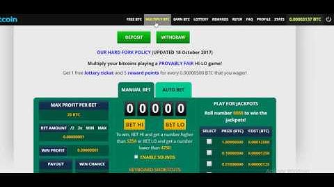 freebitco best and easy script