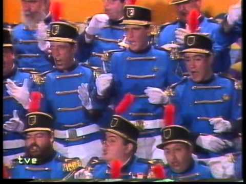 Actuación de Academy guan point de los estates quietos en la final del COAC 1988