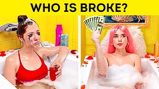 RICH VS POOR. Girly Problems and Smart Hacks to Fix them
