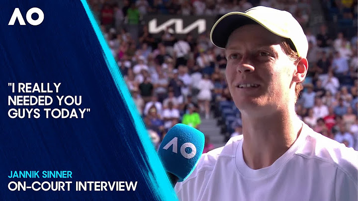 Jannik Sinner On-Court Interview | Australian Open 2025 Fourth Round