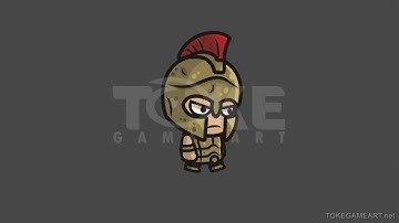 Greek Warrior - 2D Character Sprite