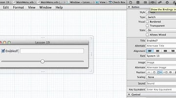Cocoa Programming L19 - Cocoa Bindings