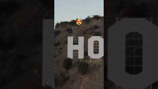 Near View Of Hollywood Sign At Beverly Hills California