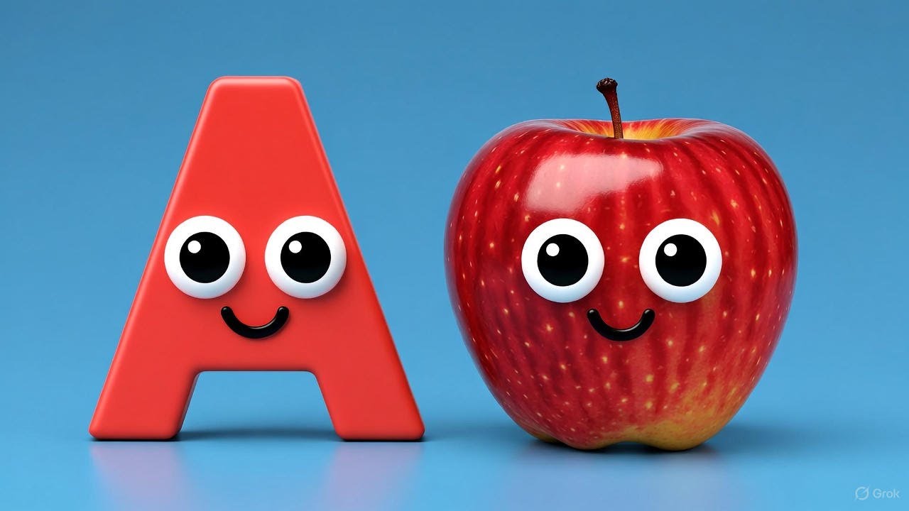 ABC Alphabet Learning for Kids | A B C Words with Objects & Animals