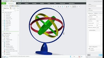 Creating " GYROSCOPIC EFFECT " in creo #3Dmodelling #Animation #creomechanism #trending #support